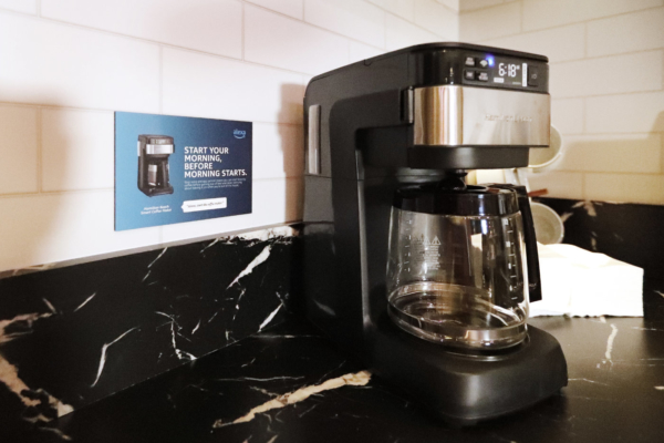 A coffee maker that can be used by alexa
